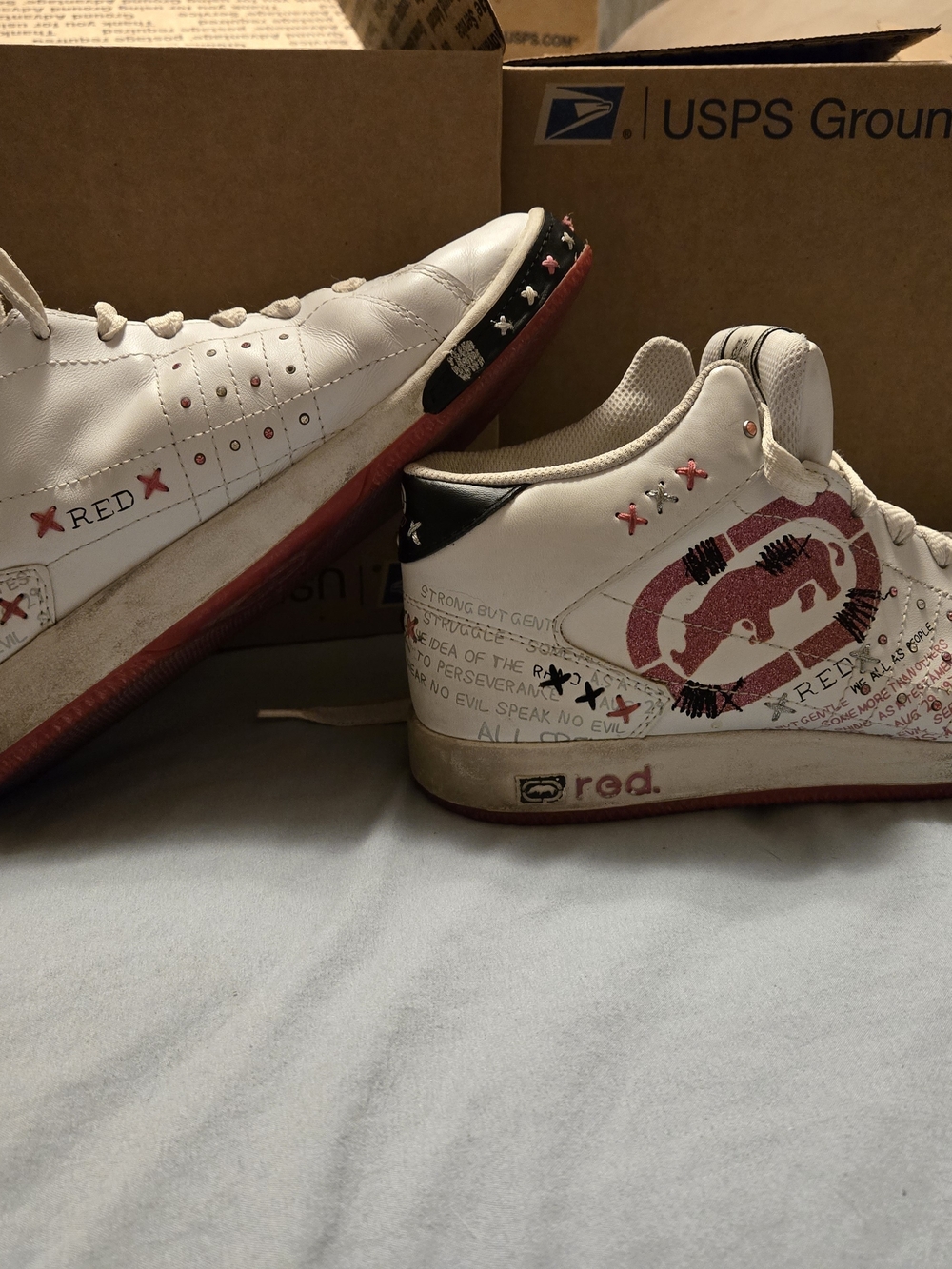 Ecko Unlimited 'Red' By Marc Ecko Shoes Size 7.5